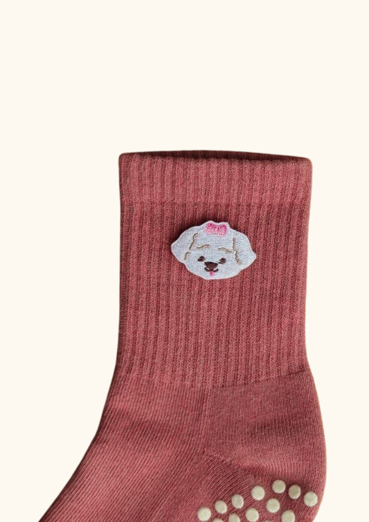 Plush Patch Club Grip Socks