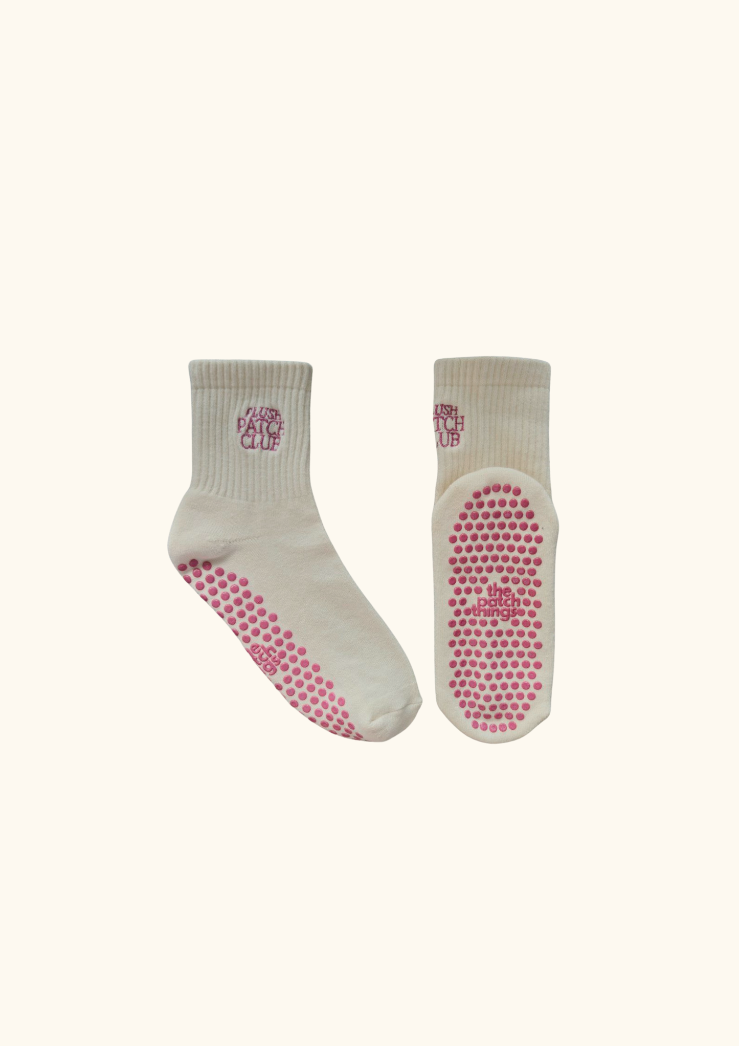 Plush Patch Club Grip Socks
