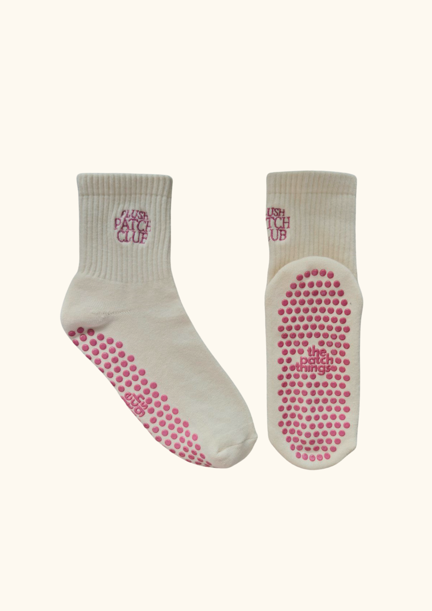 Plush Patch Club Grip Socks