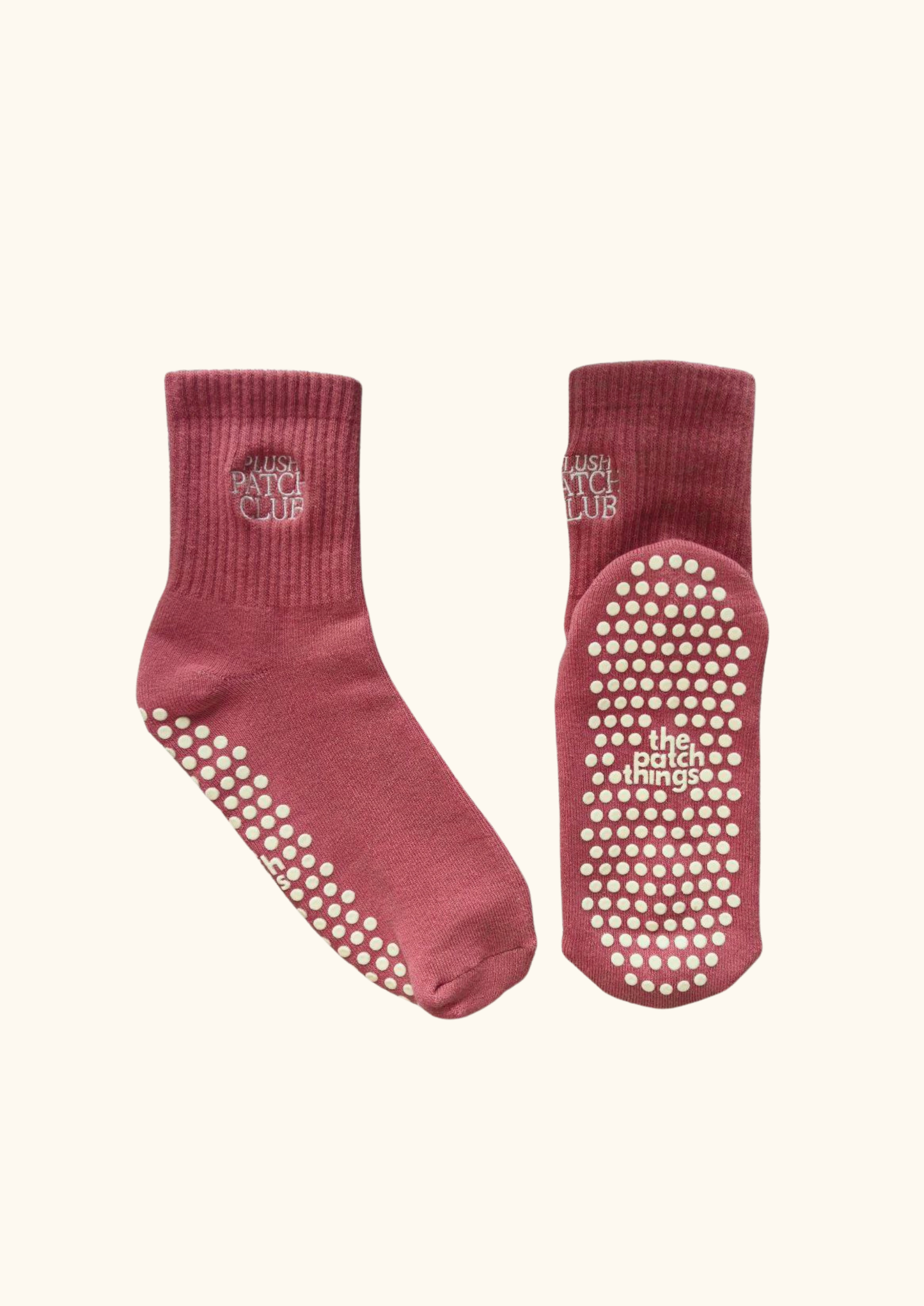 Plush Patch Club Grip Socks
