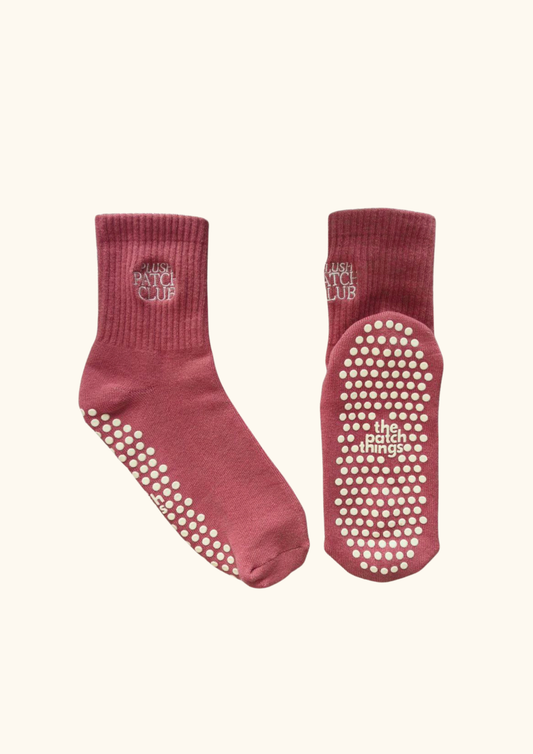 Plush Patch Club Grip Socks